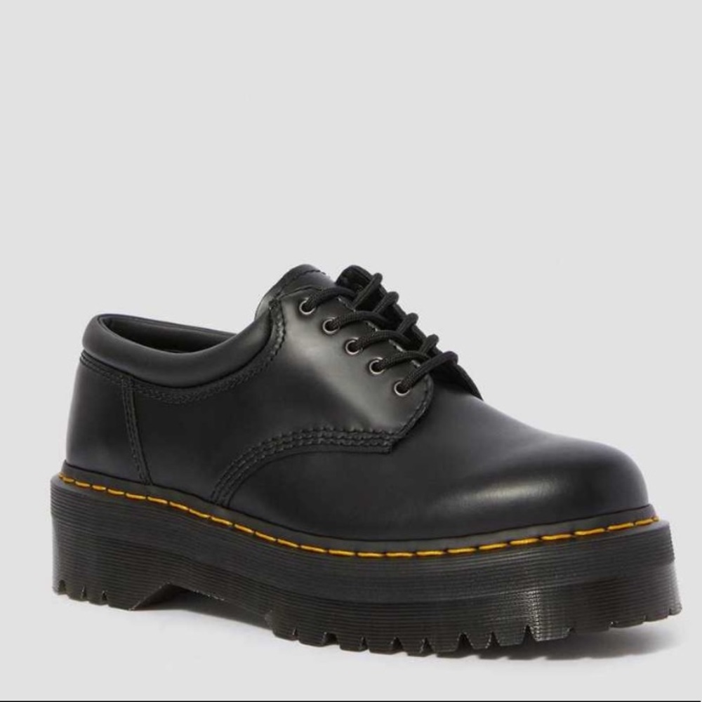 8053 LEATHER PLATFORM CASUAL SHOES